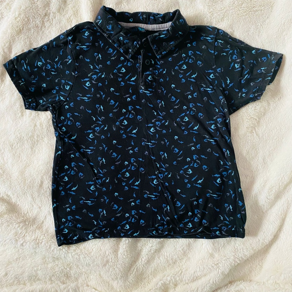 Bold Blue boys shirt